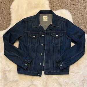 GAP1969 Dark Indigo Denim Trucker Jacket